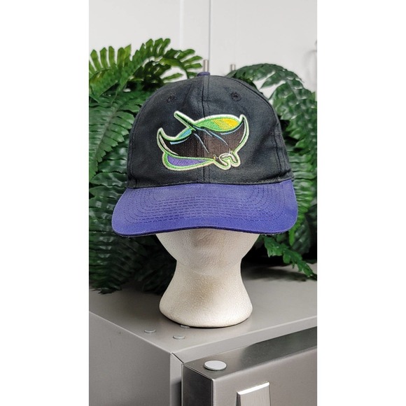 Vtg Twins Enterprise Tampa Bay Devil Rays Snapback Hat - Picture 2 of 8